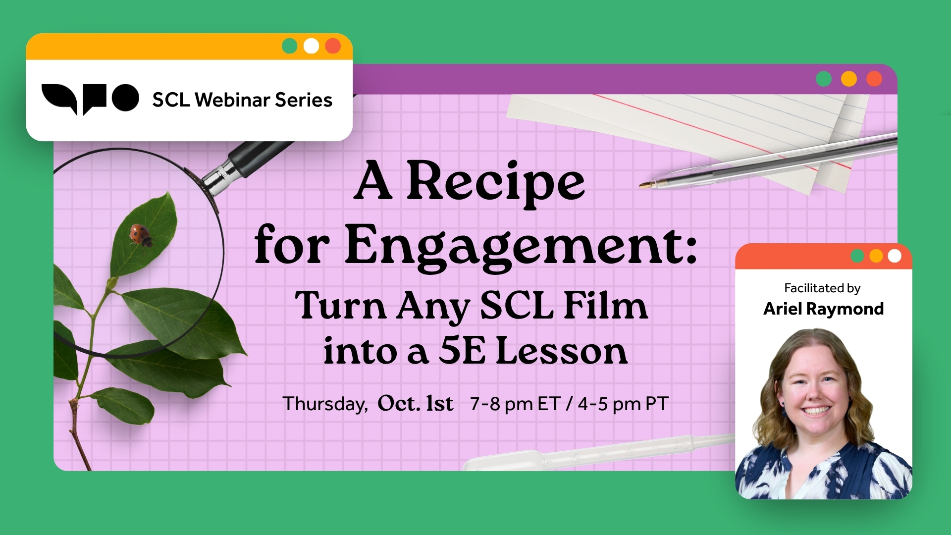 A Recipe for Engagement: Turn Any SCL Film into a 5E Lesson